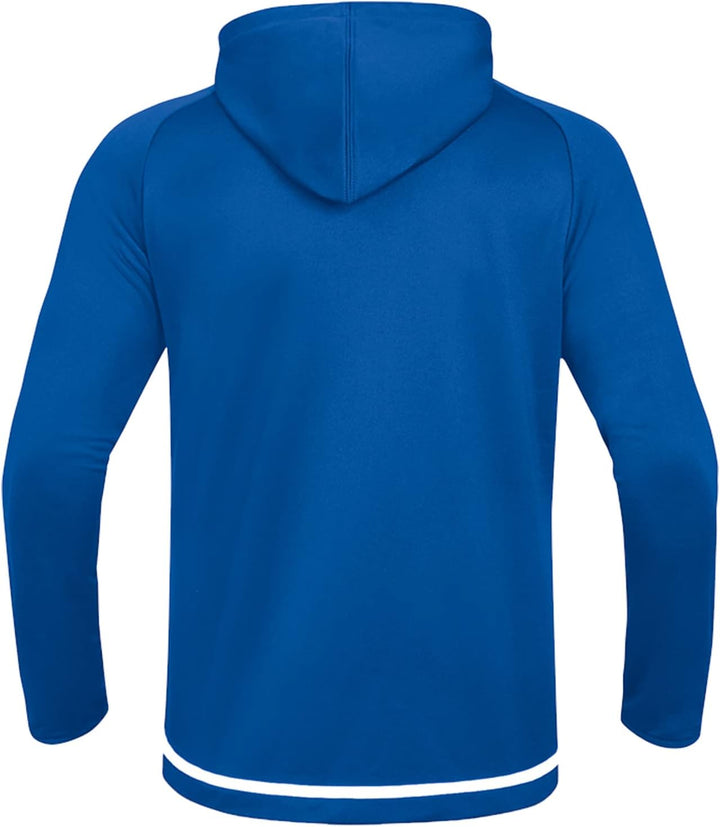 JAKO Herren Kapuzenjacke Striker 2.0, weiss/marine, XXL, 6819 M royal/Weiss, M royal/Weiss