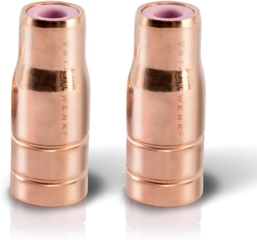 STAHLWERK Set Fülldrahtdüse 2er Pack + Fülldraht 1 kg 0,8 mm + STAHLWERK Schweiss-Trennspray