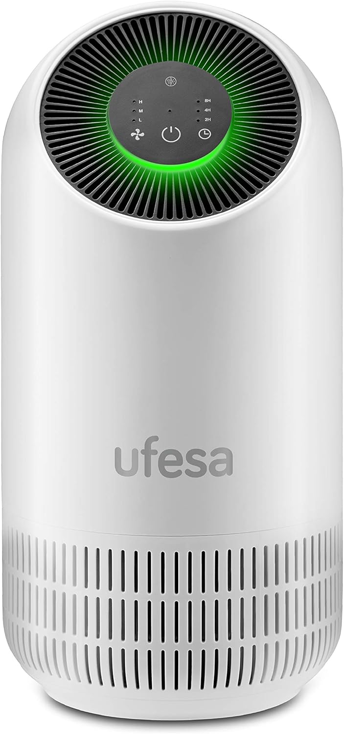 Ufesa PF4500 Luftreiniger, bis zu 40 m2 | Doppelschutzfunktion entfernt 99,9% der Viren und Bakterie