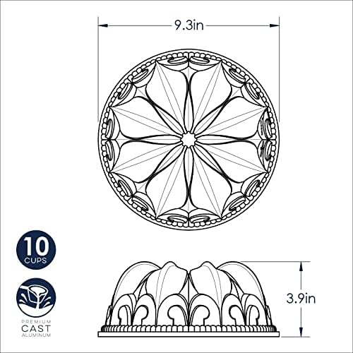 Nordic Ware 53237 Backform ,Aluminium (Farbe sortiert) Pack 2, Pack 2