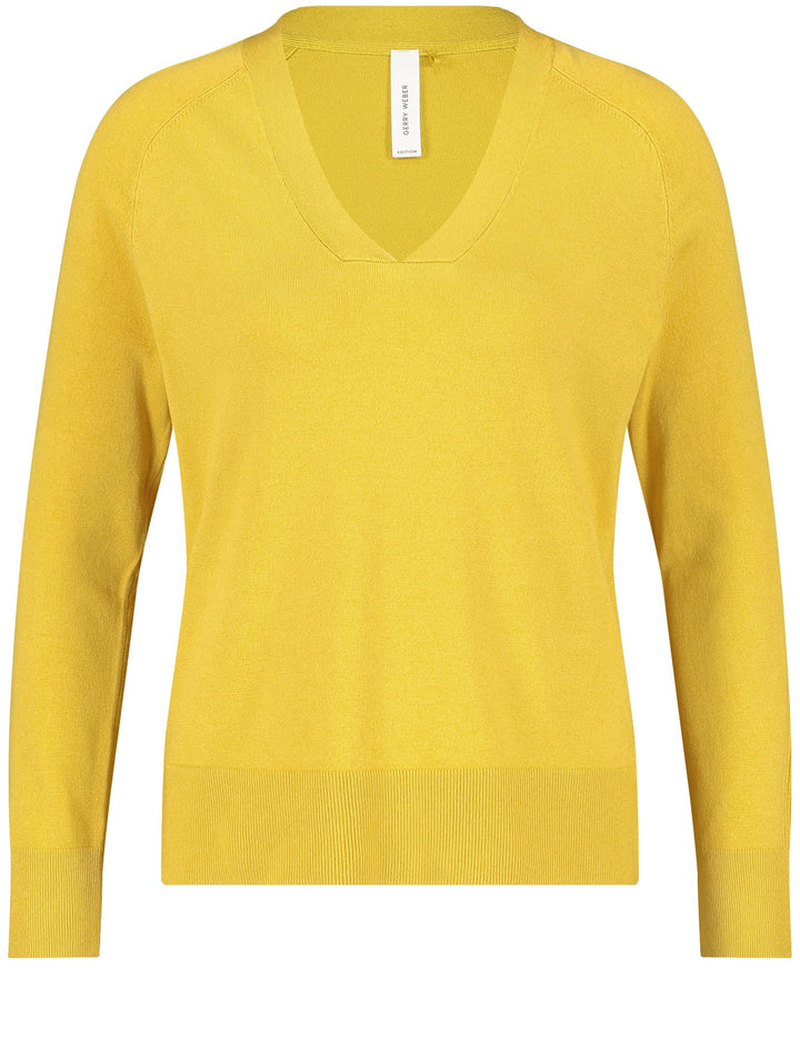 Gerry Weber Damen Pullover 42 Mustard, 42 Mustard