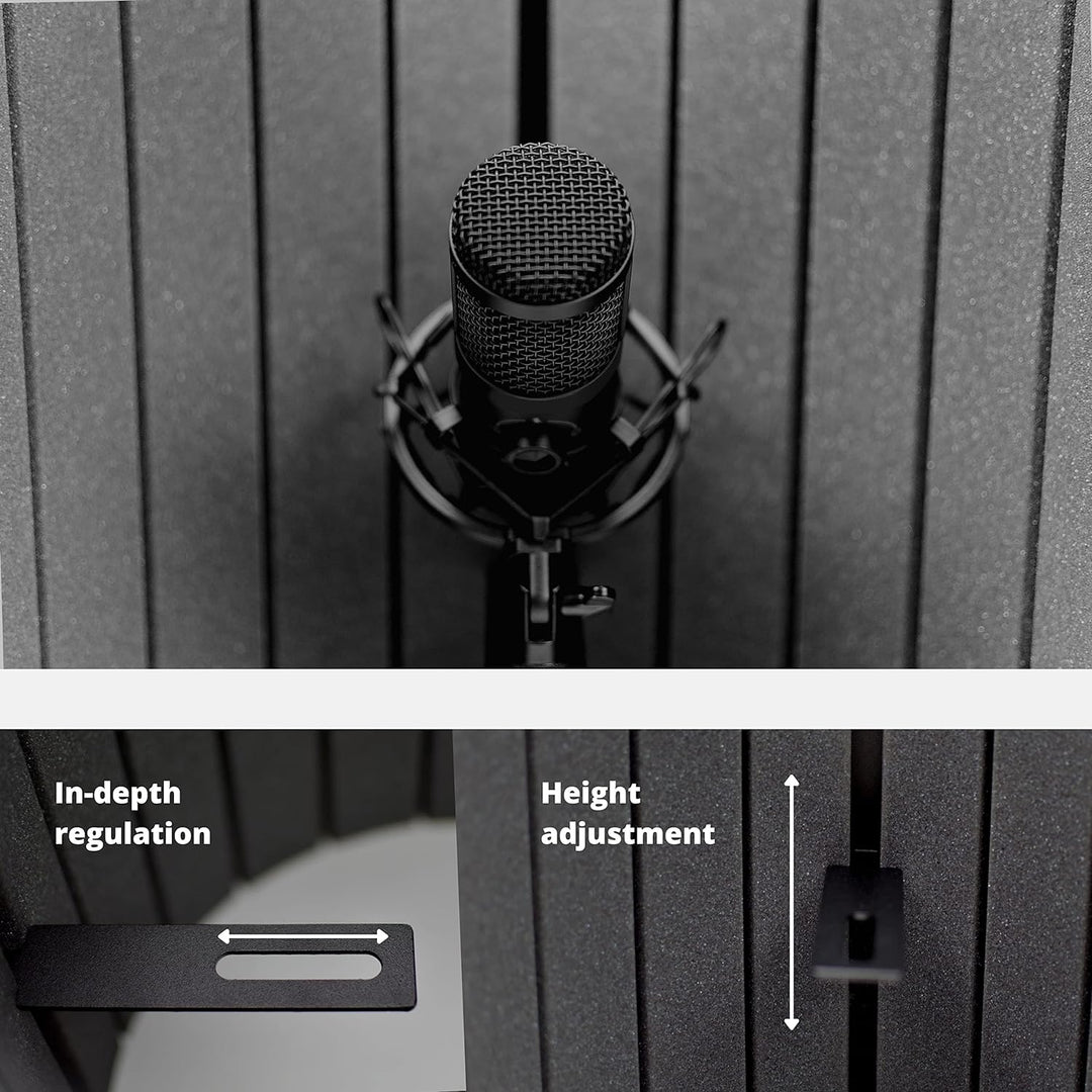 ACOUSPANEL Micscreen für Mikrofon Schallschutz Isolations schild Akustischer Akustikschaum Schaumsto