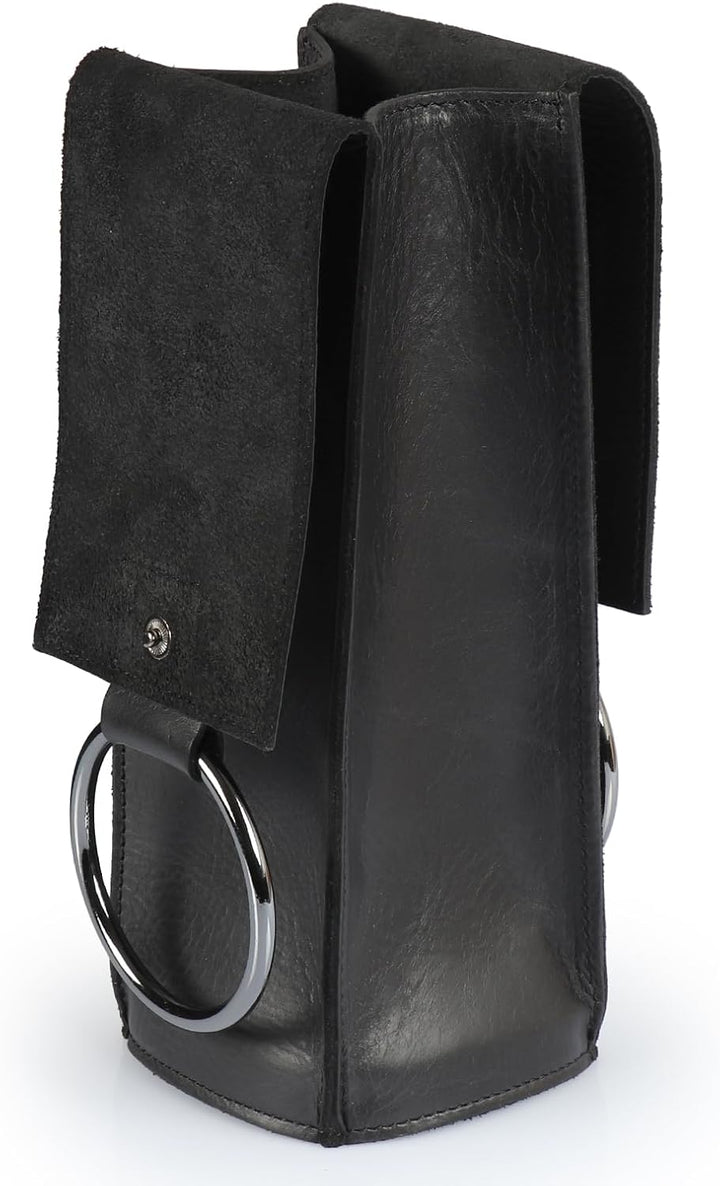 Londo Echtleder Weinflaschenhalter und -Träger, Weinflaschentresor, Weinflaschensafe, Geschenkbox au
