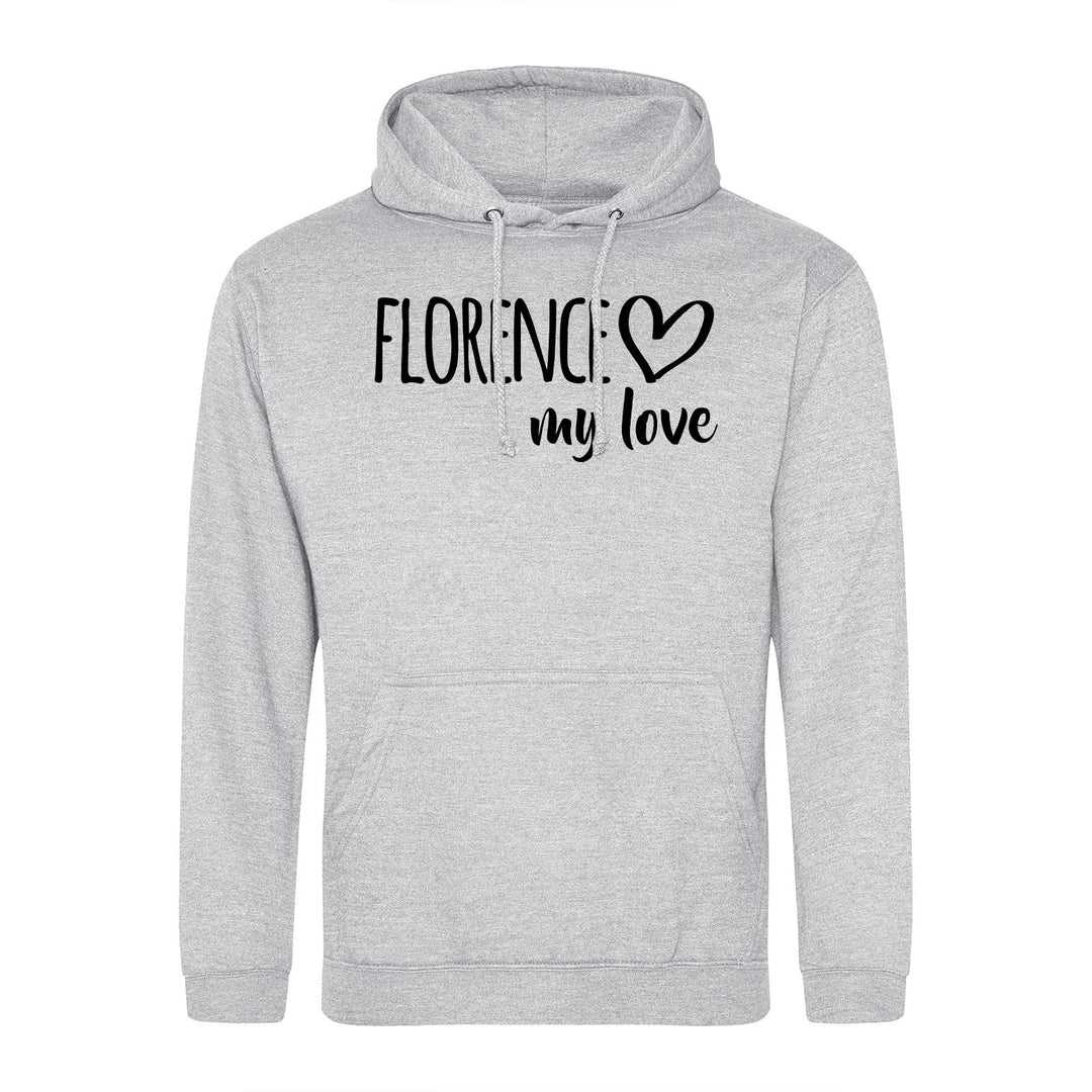Huuraa Unisex Hoodie Florence My Love Pullover Vegan Grösse S-3XL für alle Fans von Florenz Italien