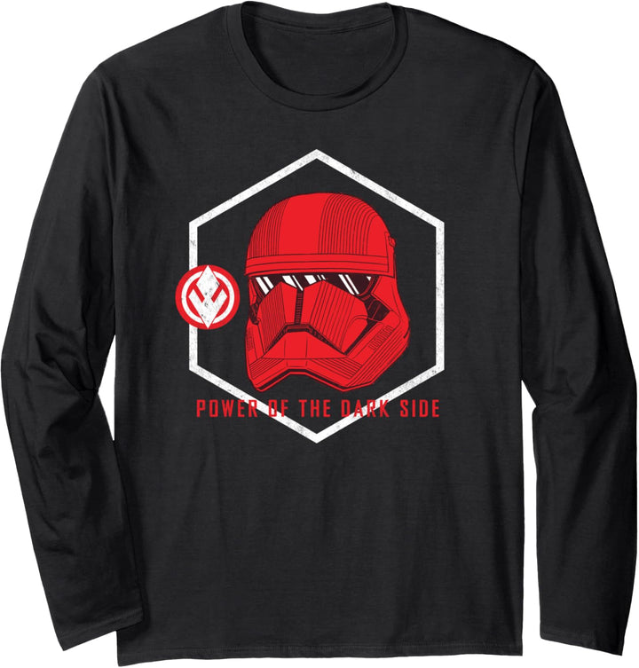Star Wars Rise of Skywalker Sith Trooper Dark Side Langarmshirt