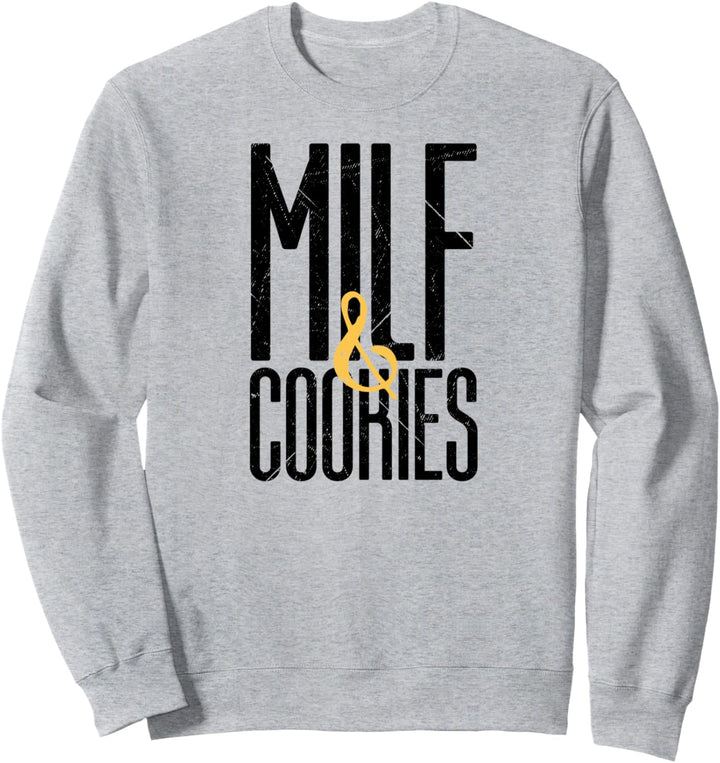 Lustiger Erwachsenen-Humorvoller Milf und Cookies I Hot Sexy Mothers Sweatshirt