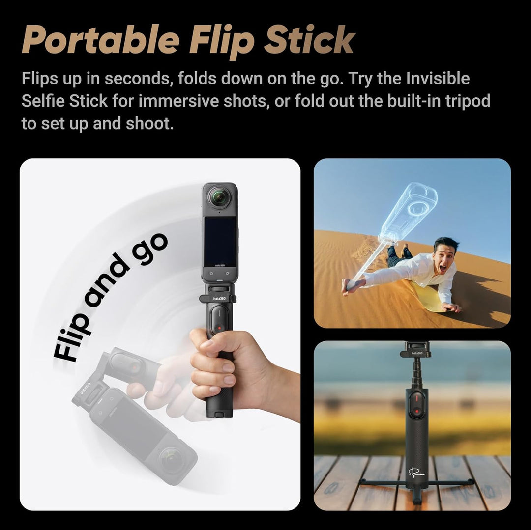Insta360 X4 Peter McKinnon Edition – wasserdichte 8K 360°-Action-Cam, 4K Weitwinkelvideos, Unsichtba