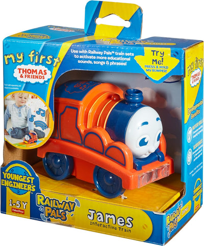 Fisher-Price My First – Thomas & Friends – Railway Pals – James – Interaktiver Zug mit Soundeffekten