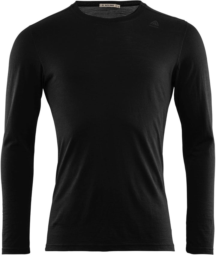Aclima LightWool Langarm Unterhemd Herren schwarz