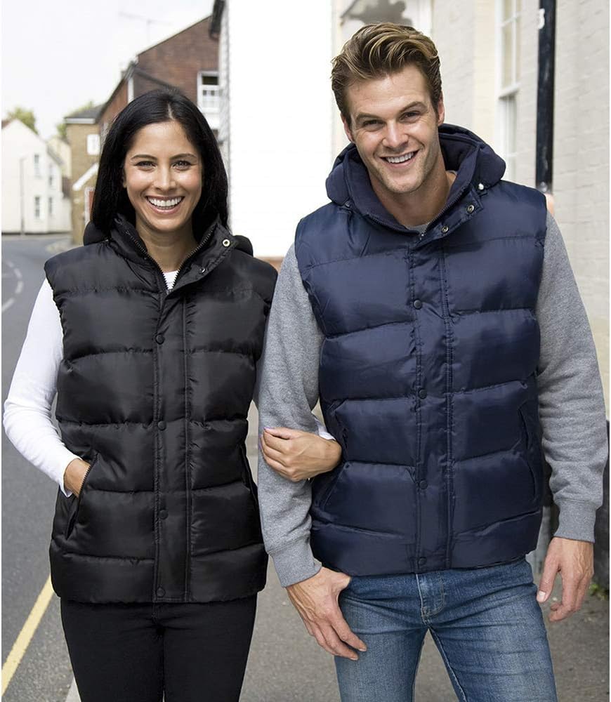 Result Core Nova Lux Herren Winterweste / Steppweste, wasserabweisend, winddicht S,Schwarz