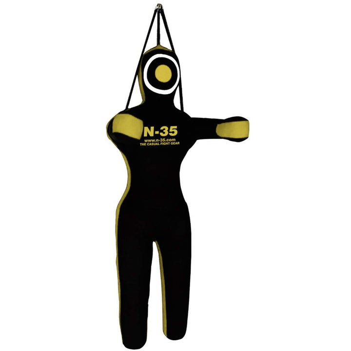 N-35 Dummy 180cm,Judo,Boxing,Ringen,MMA, Grappling,Ju Jutsu,Wurfpuppe ungefüllt, Gelb 180