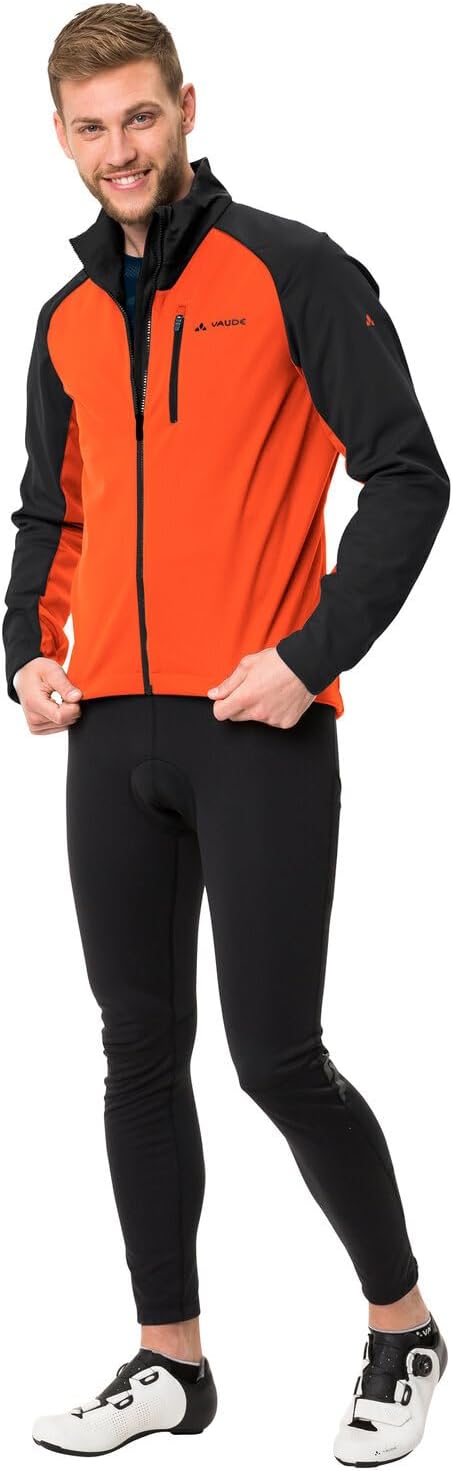 VAUDE Men's Posta Softshell Jacket VI - Softshelljacke Herren - Radjacke M neon orange, M neon orang