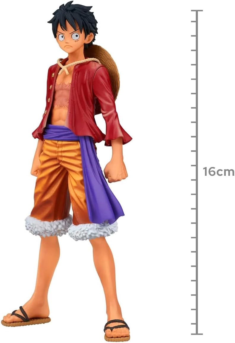 Banpresto, Actionfigur Monkey D. Luffy One Piece, Dxf The Grandline Series, Wanokuni 16 cm, Mehrfarb