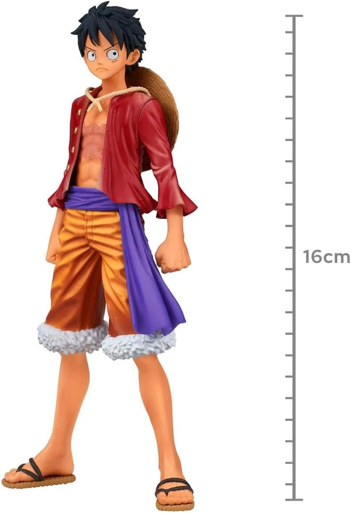 Banpresto, Actionfigur Monkey D. Luffy One Piece, Dxf The Grandline Series, Wanokuni 16 cm, Mehrfarb