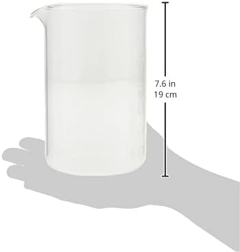 Bodum 1512-10 12-Tassen-Kaffeebecher-Ersatzbecher, Glas - transparent, 1,5 L A