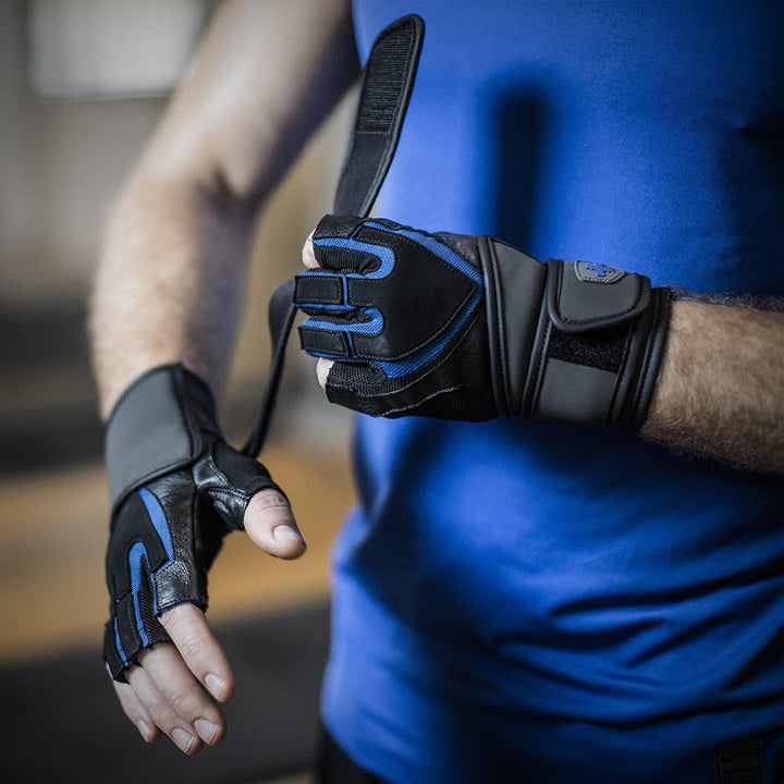 Harbinger Red Line Gewichtheber Handgelenk Wraps, 1 paar Trainingshandschuh mit Handgelenkwickel M,