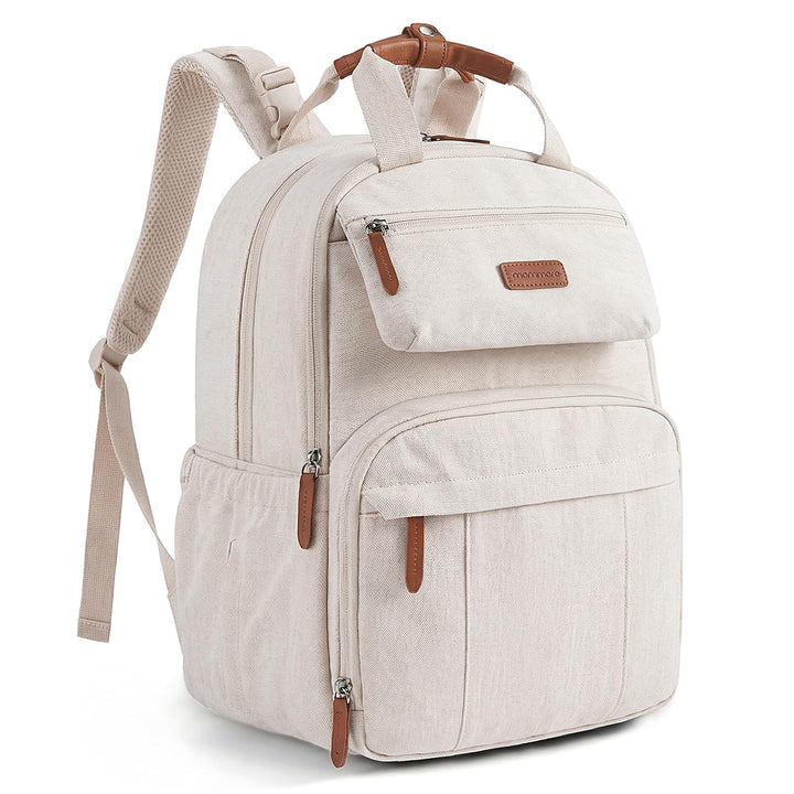 mommore Wickelrucksack, grosse, erweiterbare Wickeltasche für 2 Kinder/Zwillinge, strapazierfähige B
