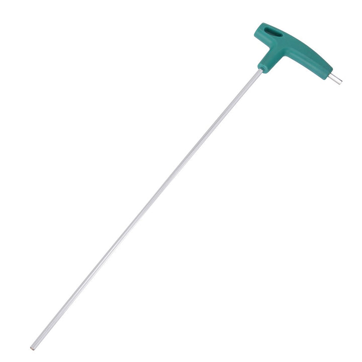 sourcing map T Griff Sechskantschlüssel 4mm Metrischer Chrom-Finish DE 4mm Grün, 4mm Grün