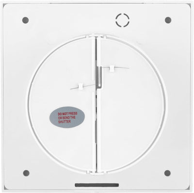 Turbionaire RING 100 SW Badlüfter Fan, Doppelte Ansaugung und Vorderseite, 100 mm, Weiss, Nichtrückk