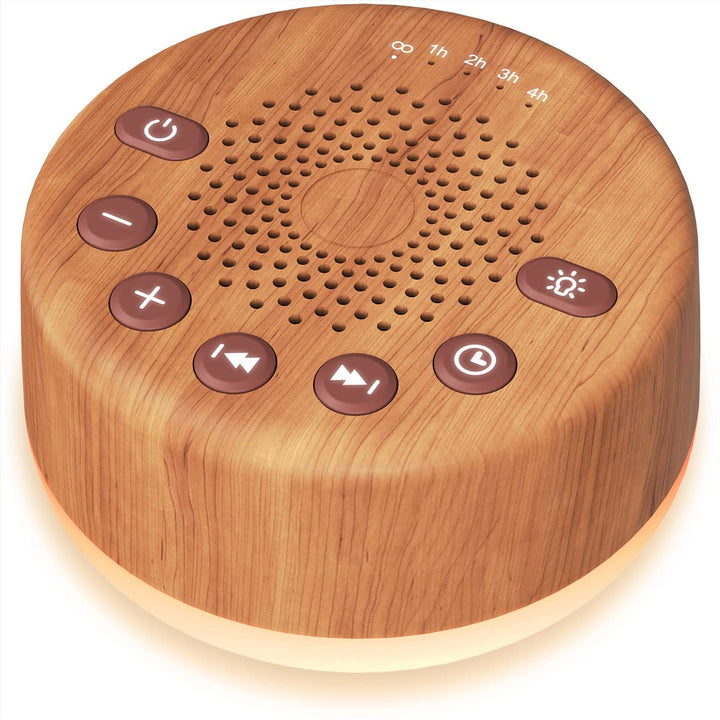 Easysleep Sound White Noise Machine mit 25 beruhigenden Geräuschen und Nachtlichtern mit Memory-Funk