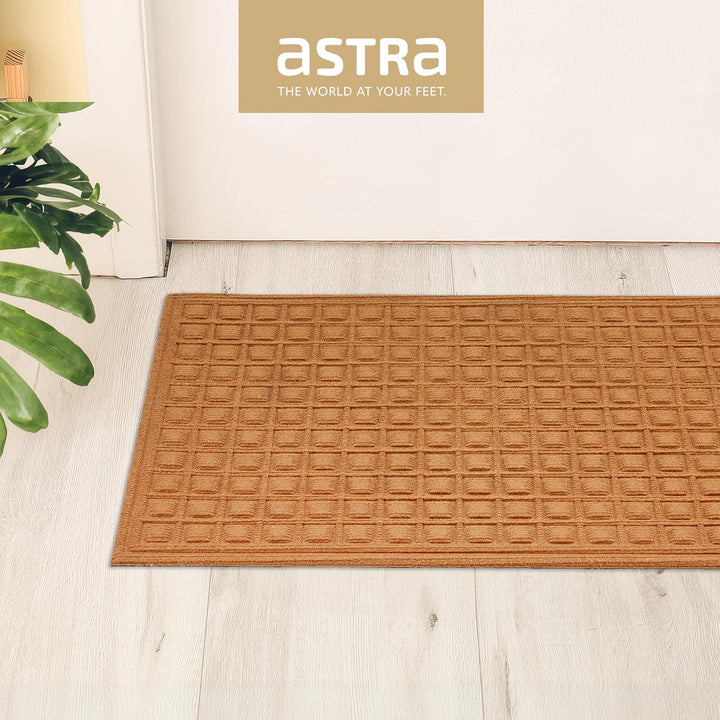 Astra Fussmatte aussen rutschfest - Schmutzfangmatte wetterfest - Outdoor Türmatte schmutzabweisend