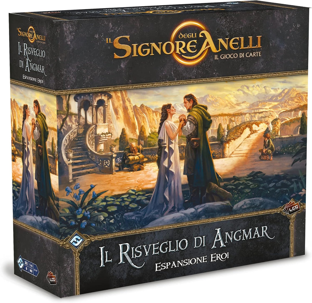Asmodee - Der Herr der Ringe, Das Kartenspiel: Das Erwachen von Angmar, Erweiterung Helden, Italieni