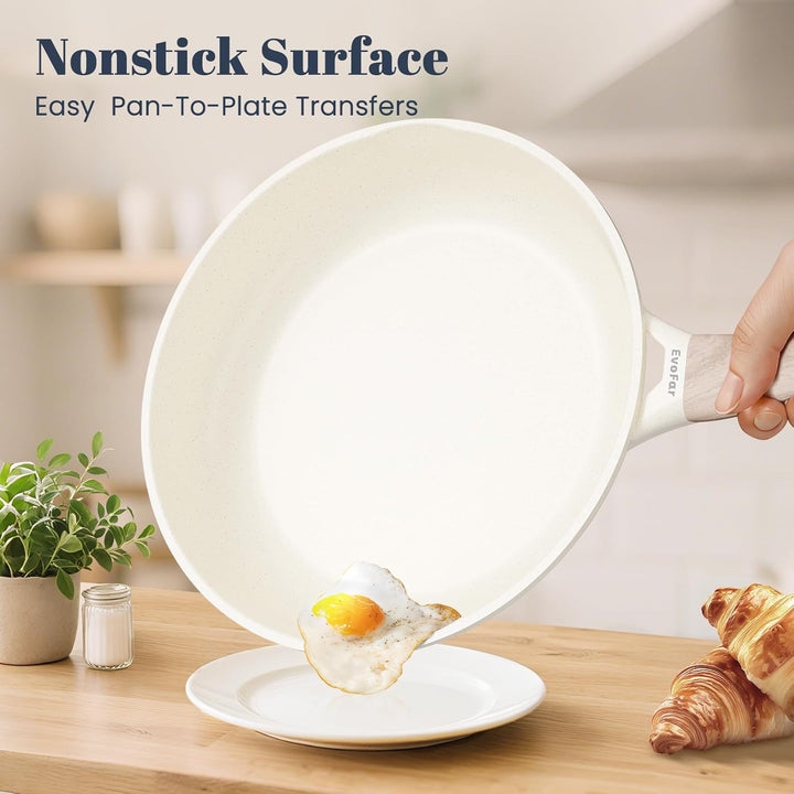 Keramik Pfanne 28cm Antihaft Beschichtet, Bratpfanne Induktion, Omelette Pfanne, Cooking Frying Pan,