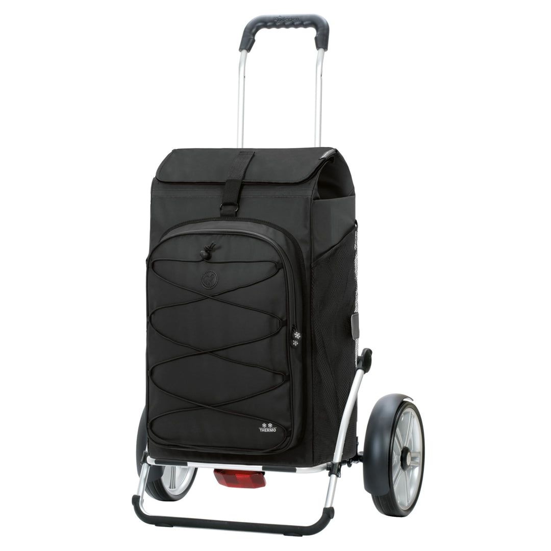 ANDERSEN Einkaufstrolley - Royal Sh. Plus Fado 3.0 schwarz | Fahrradanhänger, Kugellagerräder, aus A