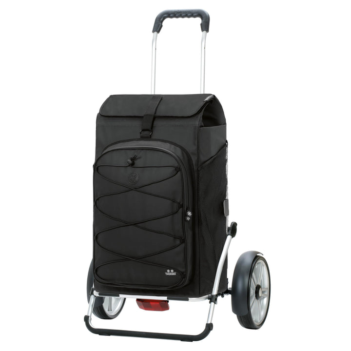 ANDERSEN Einkaufstrolley - Royal Sh. Plus Fado 3.0 schwarz | Fahrradanhänger, Kugellagerräder, aus A