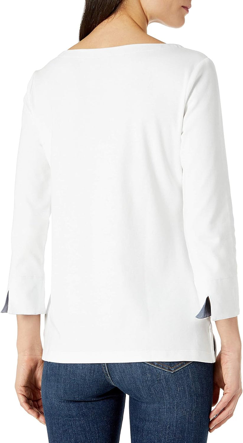 Nautica Damen Hemd XS Bright White, XS Bright White