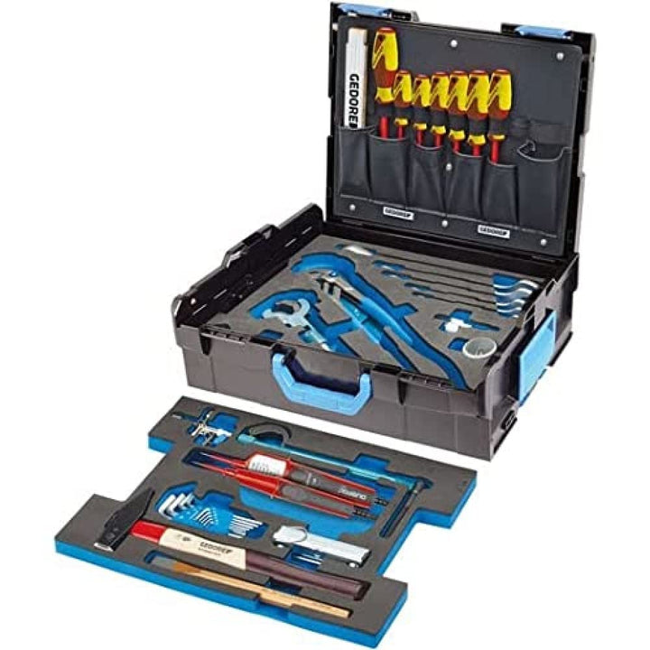 GEDORE 1100-03 L-BOXX 136 mit Sortiment Sanitär, 44-TLG Sanitär-Sortiment L-Boxx mit Sortiment, Sani