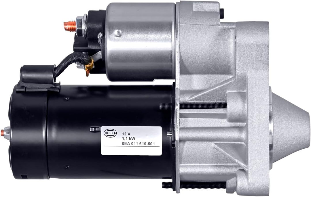 HELLA - Starter/Anlasser - 12V - 1.1kW - für u.a. Renault Megane Scenic (JA0/1_) - 8EA 011 610-501