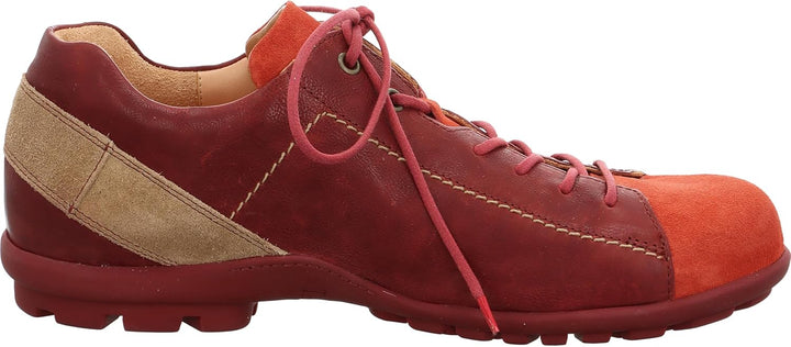 Think! Herren Kong Nachhaltige Wechselfussbett Schnürhalbschuhe 42 EU Weit Rot 048612, 42 EU Weit Ro