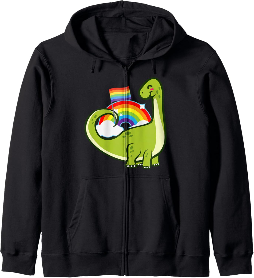 LGBT schwul lesbisch Stolz, Brontosaurus Dinosaurier Kapuzenjacke