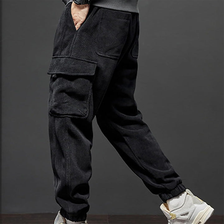 Generisch Winterhose Herren Outdoor, Cargo Hosen Herren Warm, Jogginghose Mit Bündchen Cargohose Vie