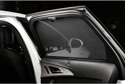 Satz Car Shades (Hintertüren) kompatibel mit Audi A4 8E Limousine 2001-2008 (2-teilig)