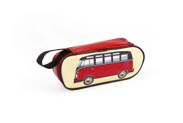 BRISA VW Collection - T1 Bulli Bus Federmäppchen Federtasche Rot, Rot