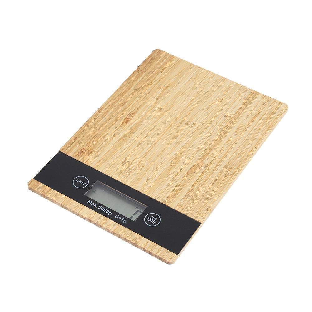 Panel Elektronische Waage Holz Lebensmittel Messwerkzeuge Rechteckige Form Entworfen Gewicht Mehlwaa