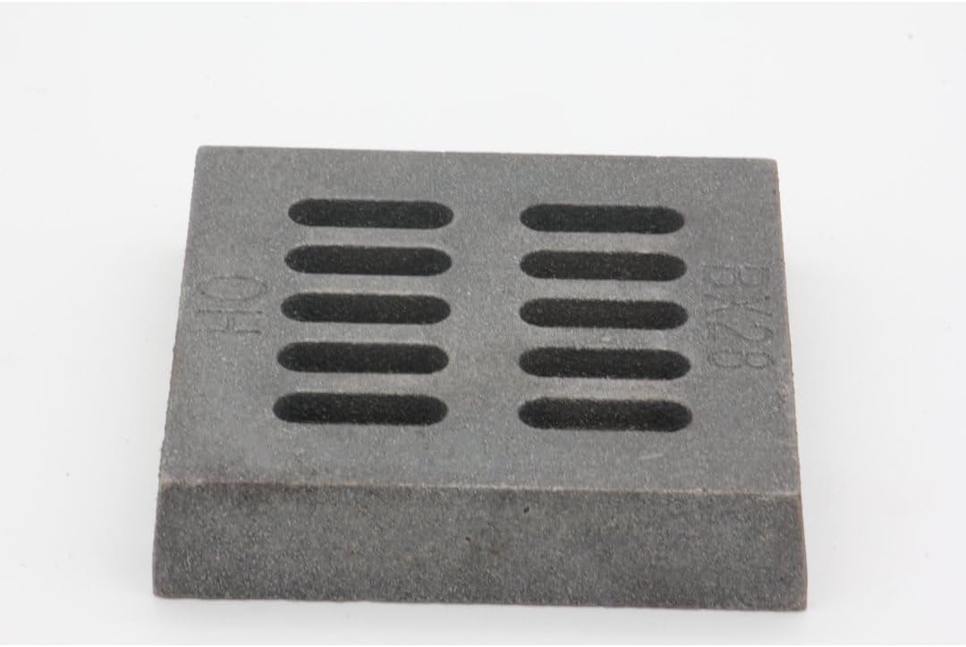 Feuercampus Ofenrost Gussmulde 135 x 135 x 30 mm aus Gusseisen hitzebeständig kompakt langlebig Ersa