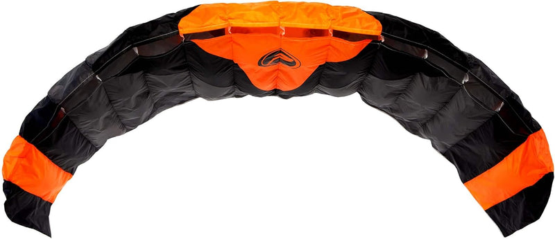 Wolkenstürmer® Paraflex Trainer 3-Leiner Lenkmatte 2.3 schwarz/orange - „Ready to Fly“ Kite Drachen