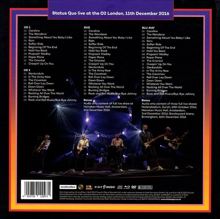 The Last Night of the Electrics, Audio-CD