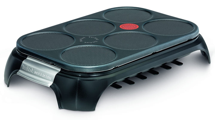 Tefal Crep Party Edelstahl & Design PY558813 - Pfannkuchen- und Antihaftbeschichtung aus Edelstahl m