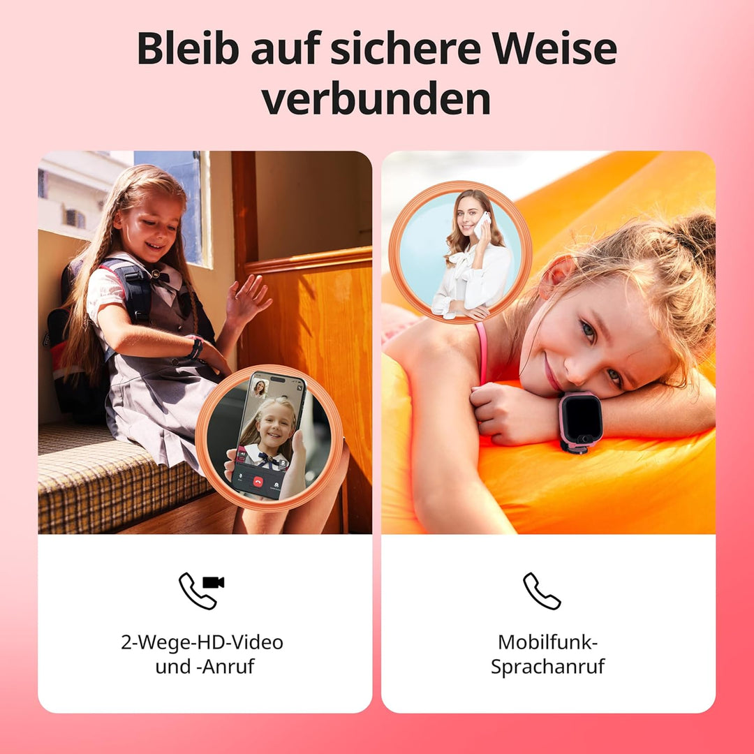 imoo Watch Phone Z1 Kinder-Smartwatch, 4G Kinder-Smartwatch-Telefon mit langanhaltendem Video-und Te