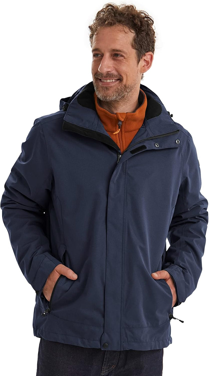 Killtec Herren Xenios Funktionsjacke Mit Abzippbarer Kapuze M dunkelnavy, M dunkelnavy