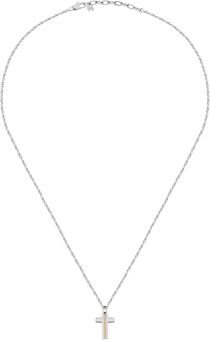Morellato Herrenhalskette, Motown Kollektion, aus Edelstahl, Rosegold PVD - SALS44