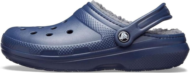 Crocs Unisex Classic Lined ClogClogs 36/37 EU Navy Charcoal, 36/37 EU Navy Charcoal