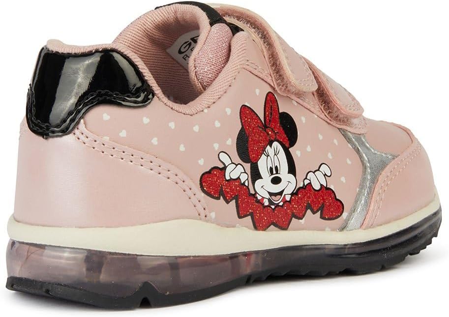 Geox Baby-Mädchen B Todo Girl Sneaker 20 EU Old Rose, 20 EU Old Rose