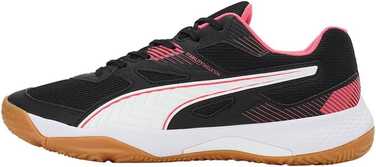 PUMA Unisex Solarflash Ii Hallenturnschuh 48 EU Puma Black Fire Orchid Puma White Gum, 48 EU Puma Bl