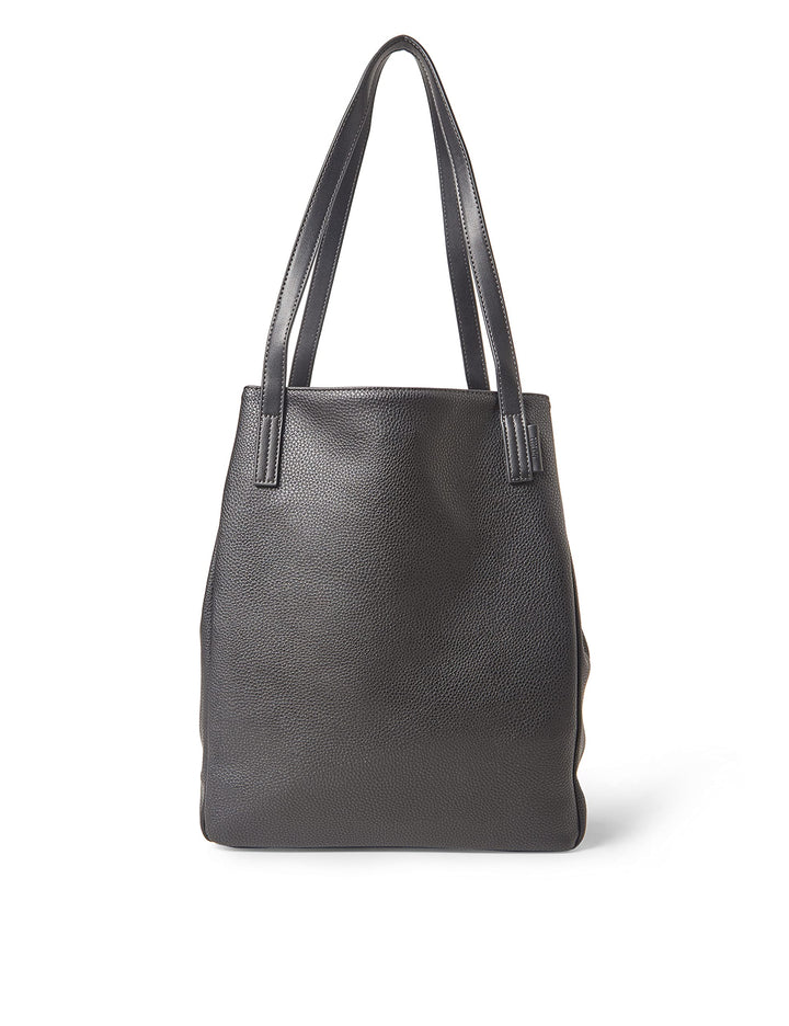 DENIM TOM TAILOR bags Arona Damen Shopper Umhängetasche 41,00 x 14 x 35 Schwarz, 41,00 x 14 x 35 Sch