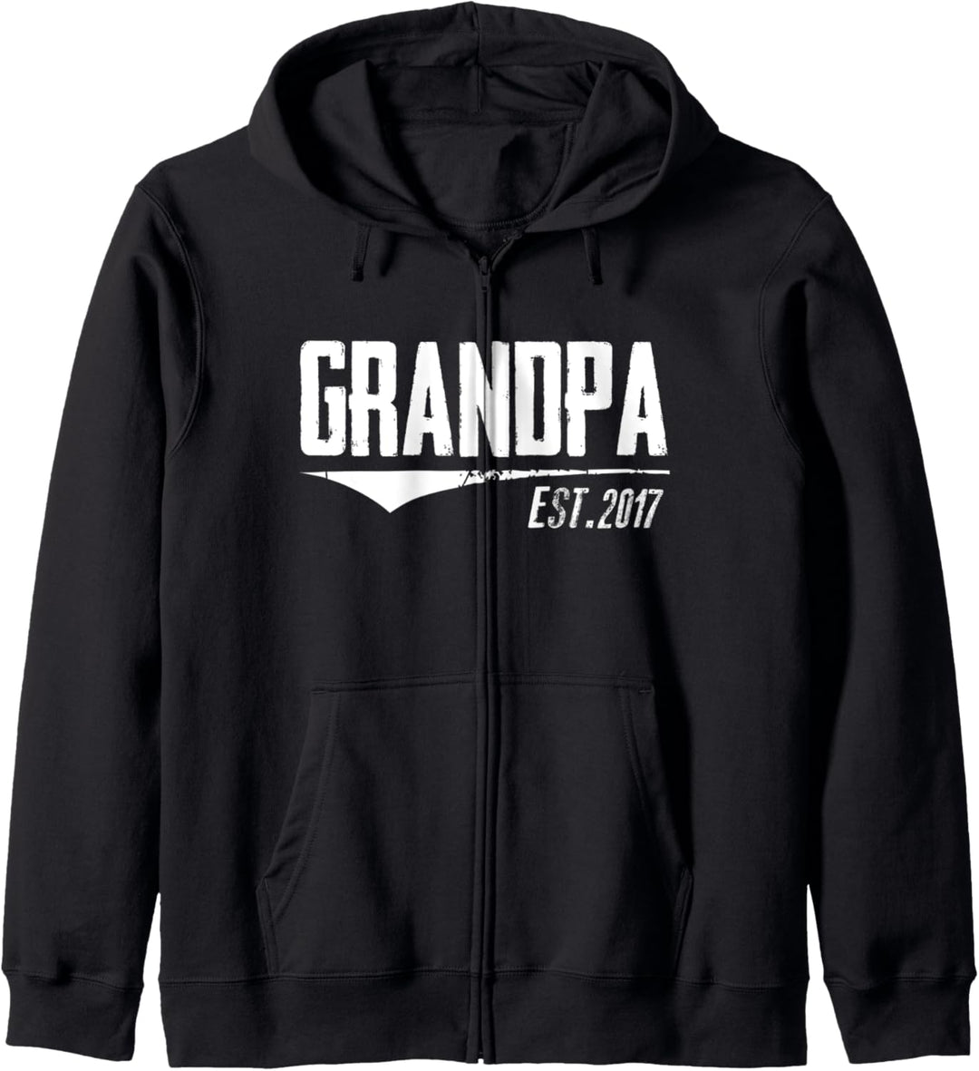 Oma Est Opa Geschenk Grandpa Est 2017 Grandpa gifts Kapuzenjacke